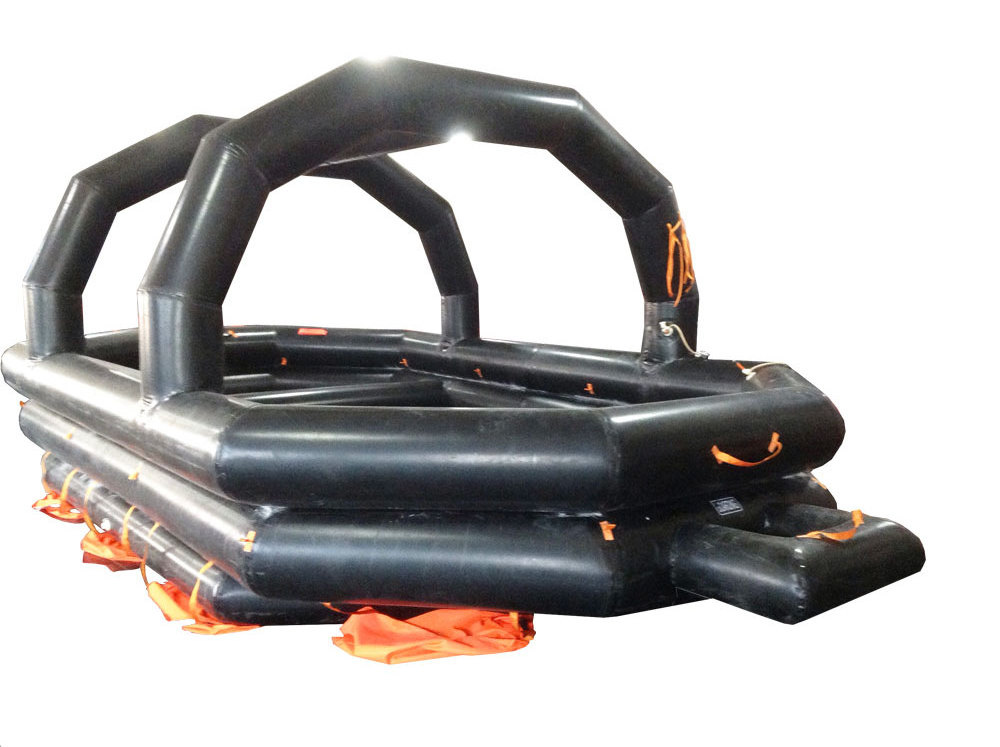 CCS/EC approved  Davit-launching Seif-righting Inflatable Life raft