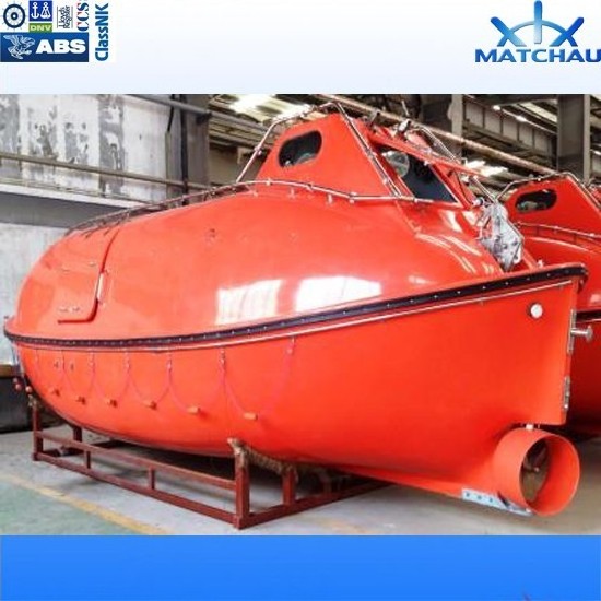 Solas Marine Emergency Rescue Boat Free Fall Life Boat Partially Enclosed Life Boat