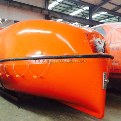 150 persons totally enclosed type fiberglass marine lifeboat equipment for sale