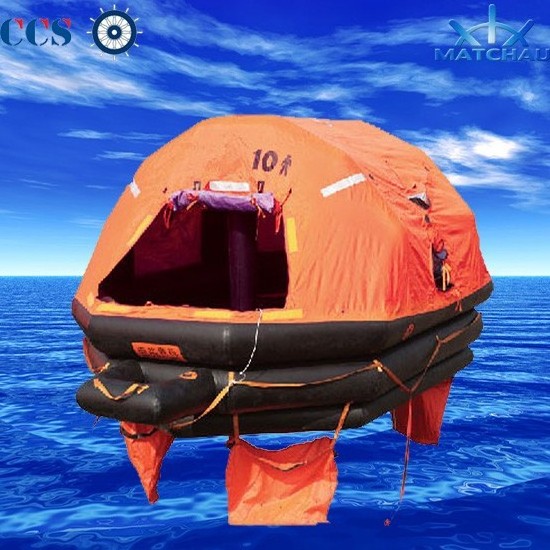 High Quality 20 Persons Throw Type Inflatable Life Raft