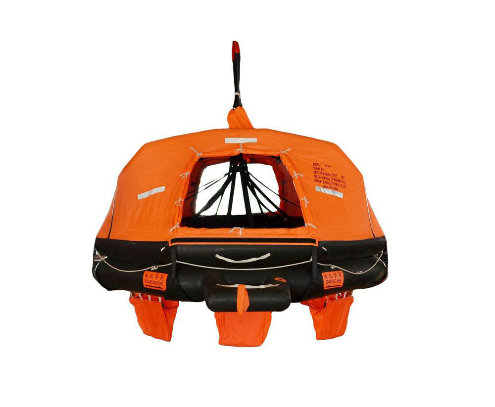 CCS/EC approved  Davit-launching Seif-righting Inflatable Life raft