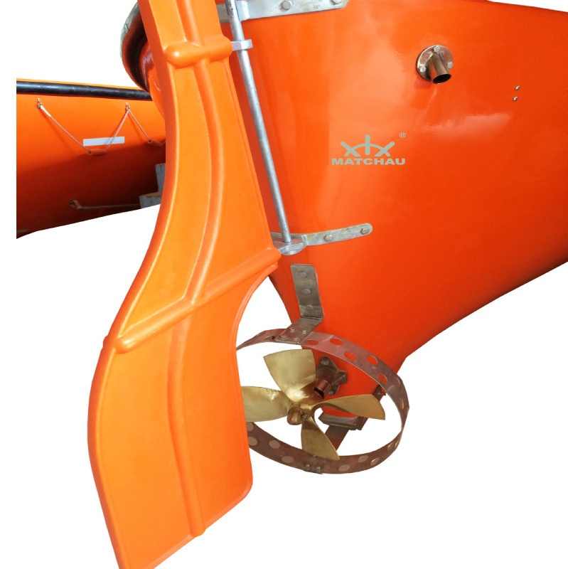 SOLAS Regulations Marine GRP Material Open Type FRP Lifeboat