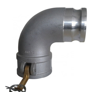 90 degree Elbow Type C Aluminium Camlock Coupling