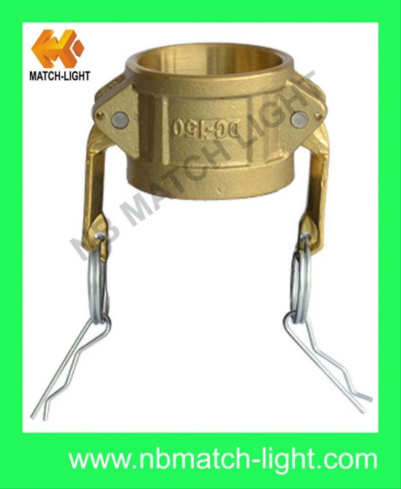 China Manufacturing Sand Casting Brass Camlock Hose Adaptors