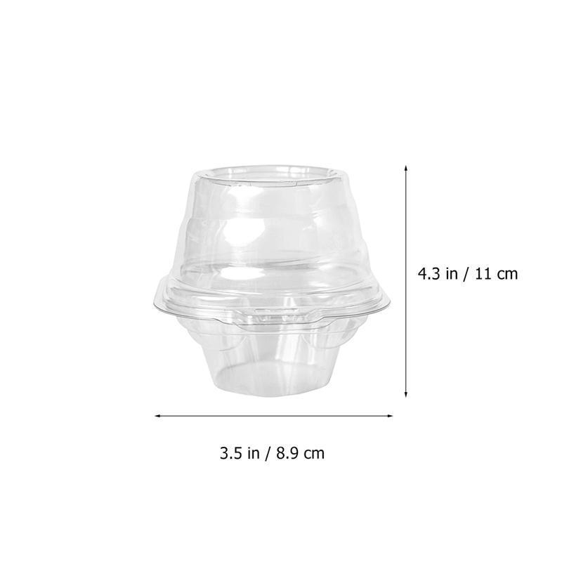 cake dessert baking plastic container blister disposable box container packaging