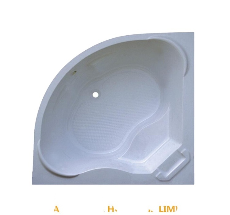 one person acrylic cheap fiberglass corner bathtub with seat