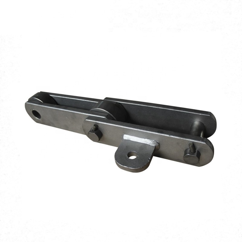 Matech Factory Carbon Steel Plastic Flexible Conveyor Chain With Baffle