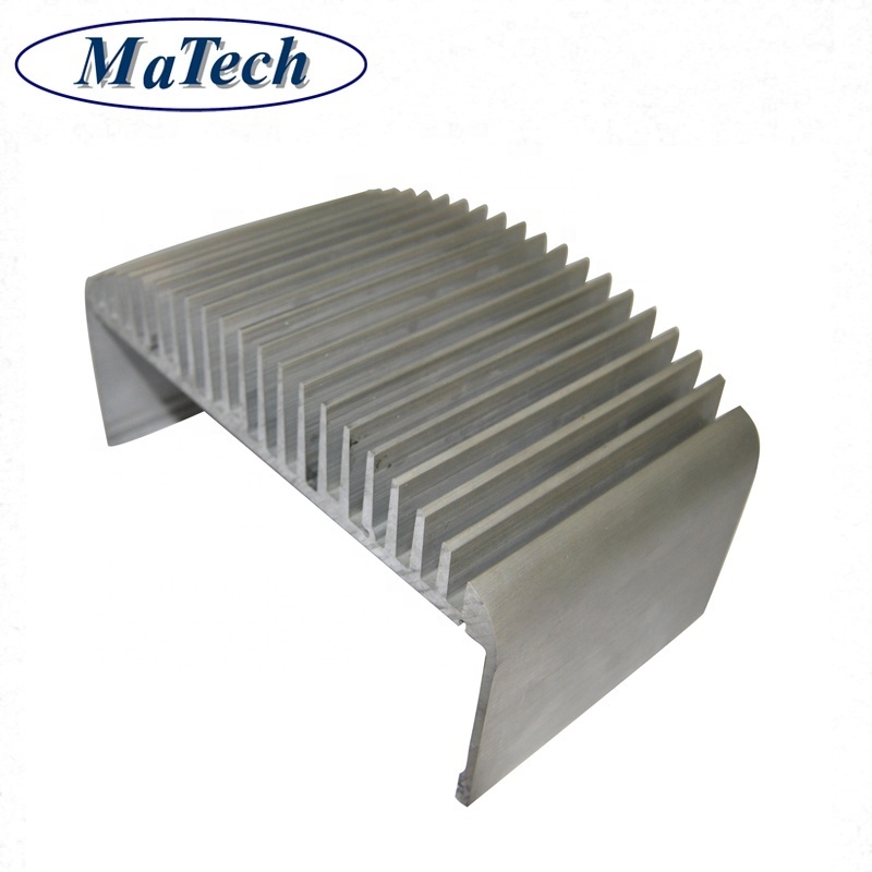 Customized Extrusion Aluminum Channel Pipe Heatsink Price Per KG