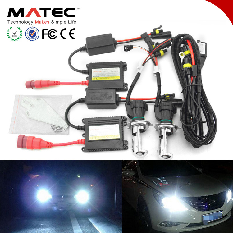 Unbelievable Factory Price Xenon HID Kit Slim Canbus Digital Ballast 35w 55w 75w 100watt HID H7 H4 Xenon Lights Car