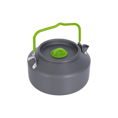 Outdoor 1.4L Kettle Field Camping Water Kettle Portable Tea Coffee Pot Picnic Aluminum Alloy Teapot