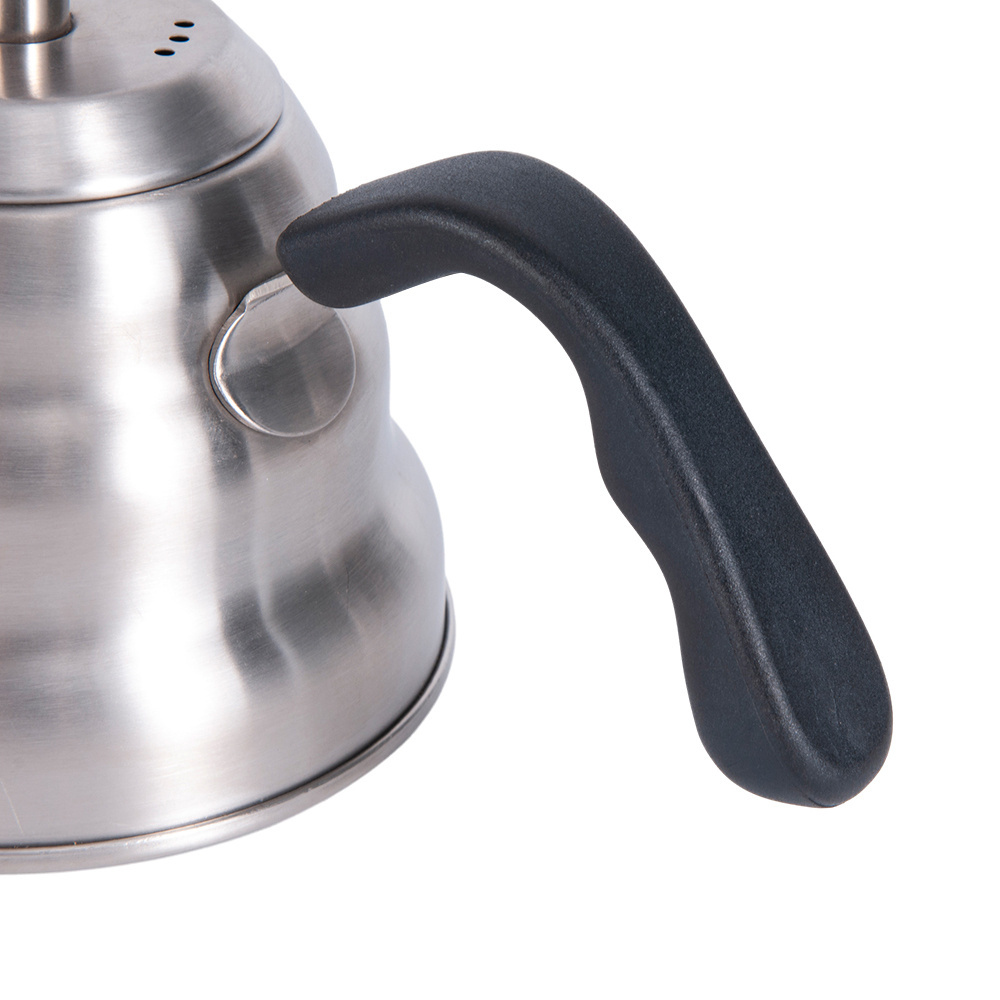 Outdoor Camping Stainless Steel 304 Tea Kettle Camping Equipment Supplies 1L Water Kettle with foldable Handle