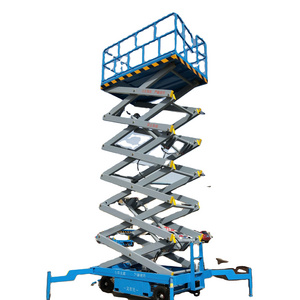 Stationary Ever-eternal Hand Crank mni Wheel Mobile Hydraulic Scissor Lift Platform For Robot Home Elevator Wheelchair