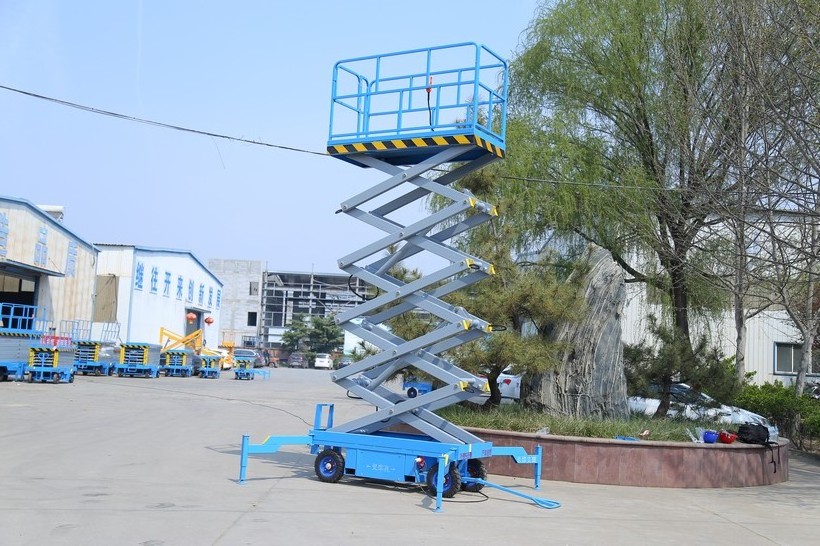 hydraulic vertical electric scaffolding /aerial work platform