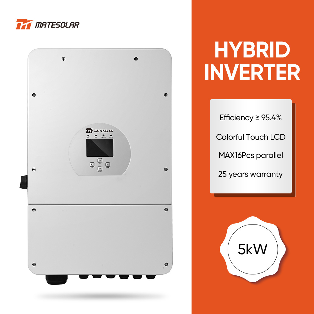 Hybrid Solar Energy Power System 5KW 6Kw 8Kw 10Kw 15 Kva 20Kw Solar Hybrid Power System Complete Kit Power Home