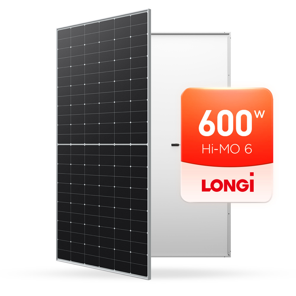 Longi All Black Solar Panels 415 Watt 425W 430W 435W 550W Photovoltaic Green Energy Technology 2023 Longi Solar Panel