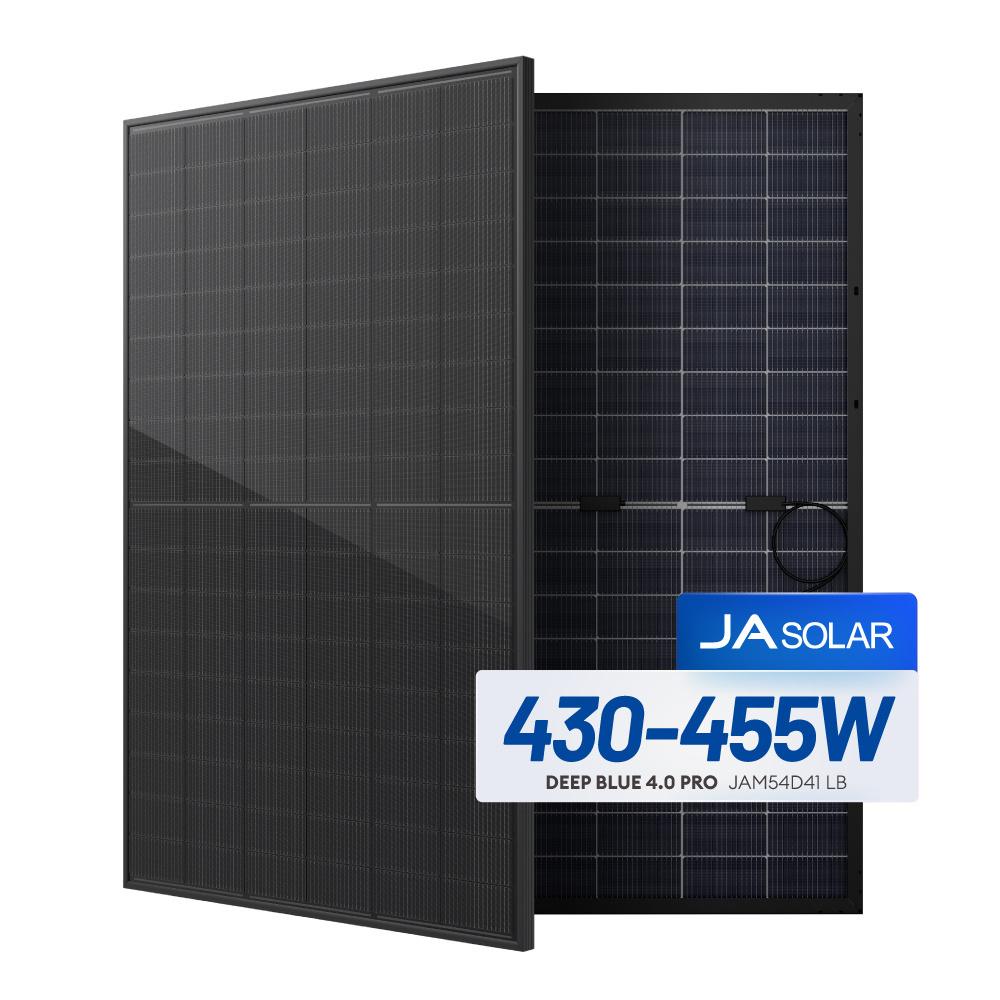 Ja Solar Panel All Black 400W 430W 450W Bifacial Solar Panels Complete Kit