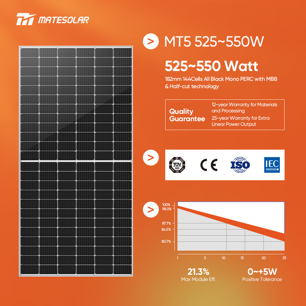 Mate Hybrid Solar Power System 5Kw 10Kw 12Kw Hybrid Residential Solar System Kit