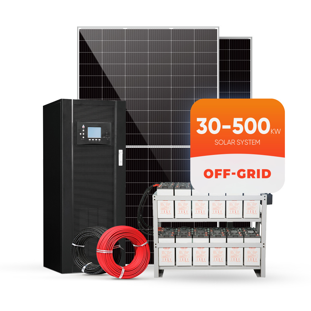 Mate Commercial Solar Power System 300Kw 500Kw Solar Off Grid System Complete Kit