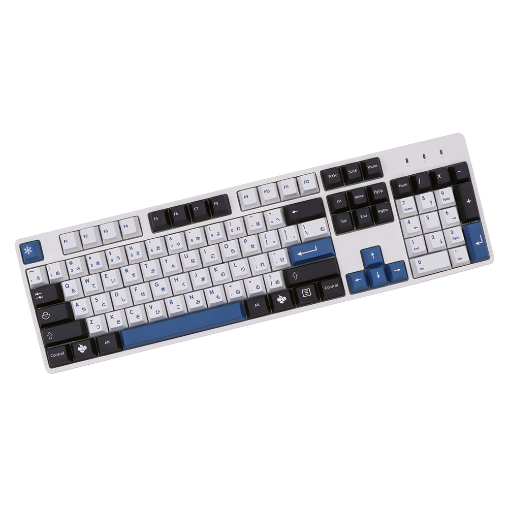 Blue Arctic keycaps Cherry Profile Dye Sub PBT Keycap For MX Switch Mechanical Keyboard keycap