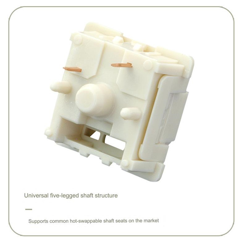 MMD Ice Cream Switch 5pin Linear Customized Mechanical Keyboard Switch Hot-swappable Accessories for Mechanical Keyboard Switch