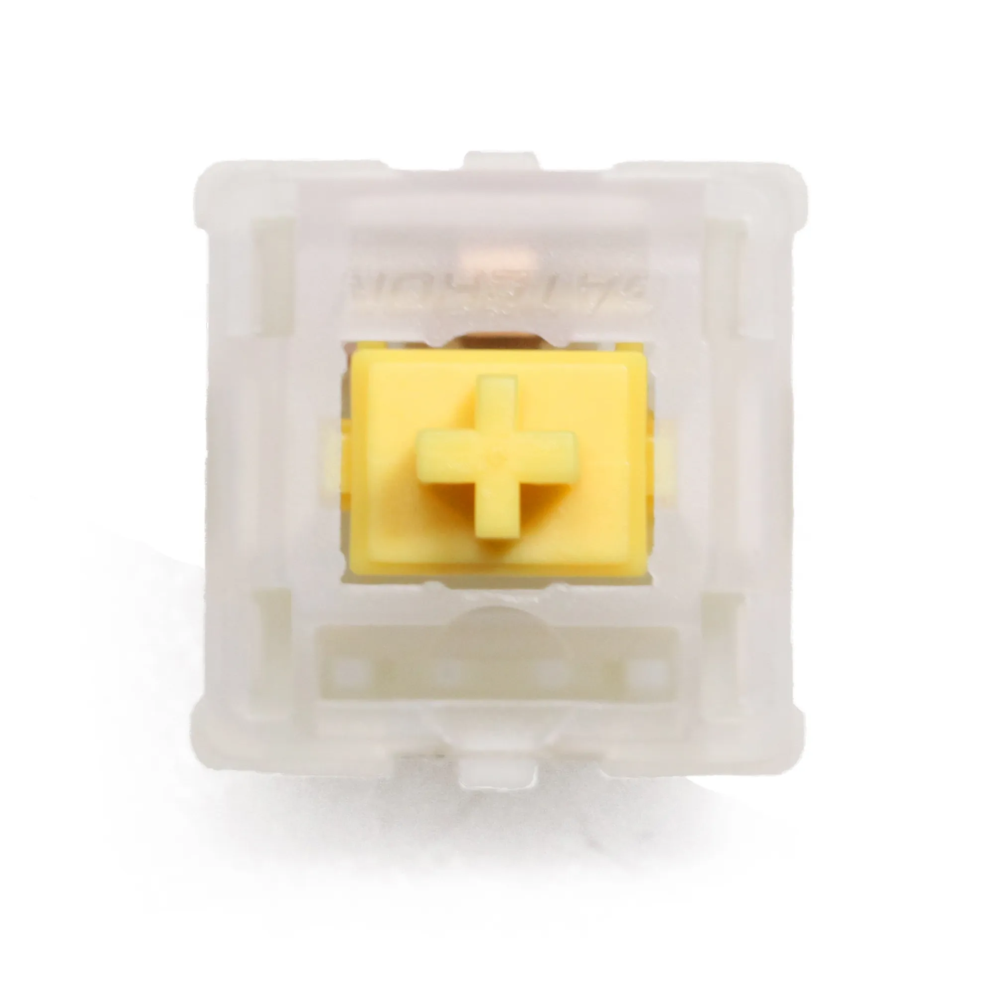 GATERON Milky Yellow Switch  KS-26 Cap Yellow Switch 5Pin RGB SMD Mechanical Keyboard DIY hotswap