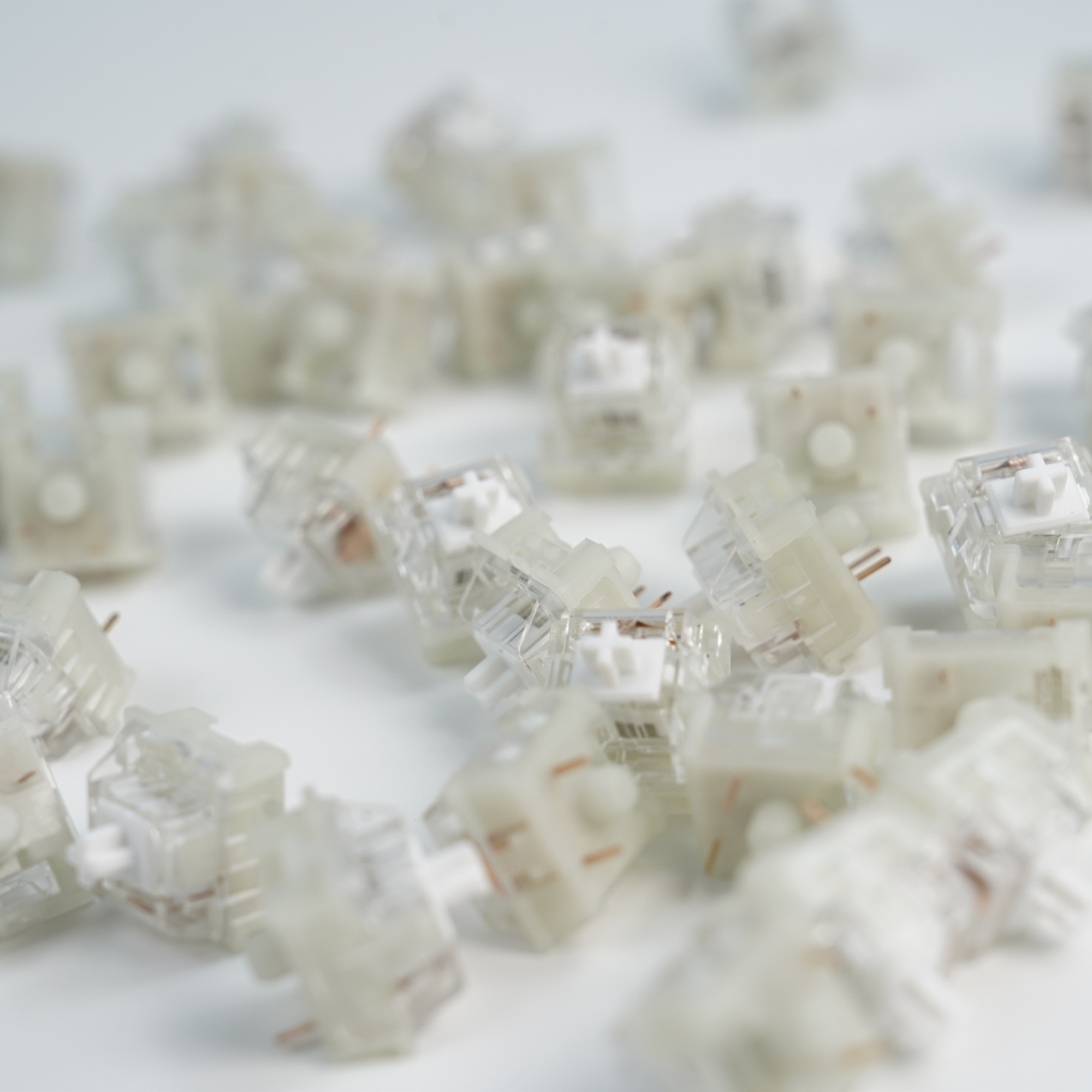 KTT Kang White V3 Switches Linear Mechanical Keyboard Switch 3Pin Customize RGB SMD Gaming Compatible With MX Switch