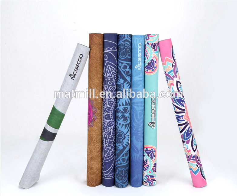 Hangzhou Jukui wholesale OEM printing organic yoga mat natural rubber material