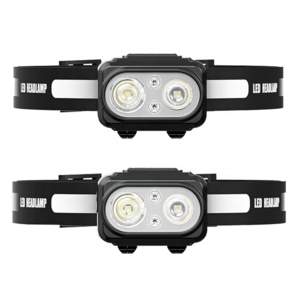 Outdoor waterproof  Motion Sensor function rechargeable headlamp for fishing