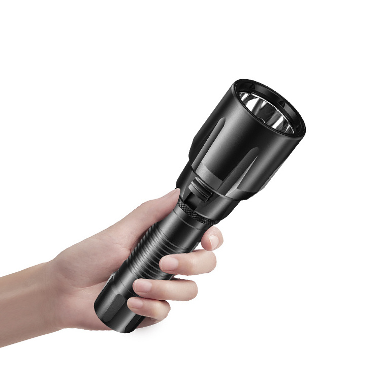 New product handheld flashlight high lumen long range  rechargeable led flashlight