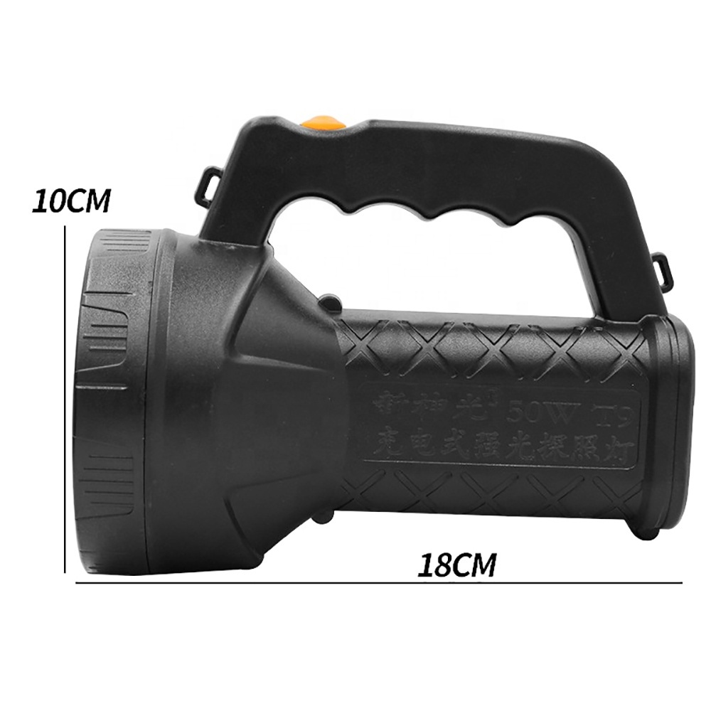 Fishing hunting strong light rechargeable searchlight outdoor flashlight portable lamp camping led emergency light