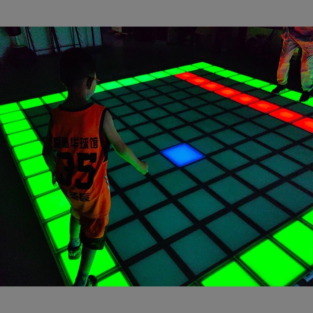 quality active 30x30cm activate interactive led dance floor for game