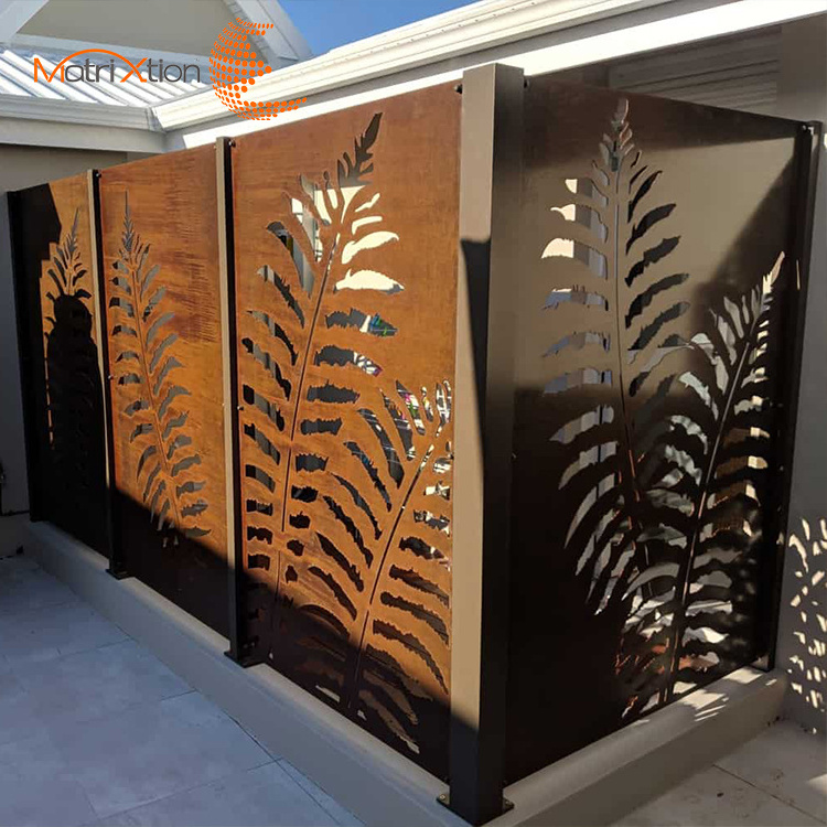 Laser Cutting Sheet Metal Decorative Panels Outdoor Fences and Gates