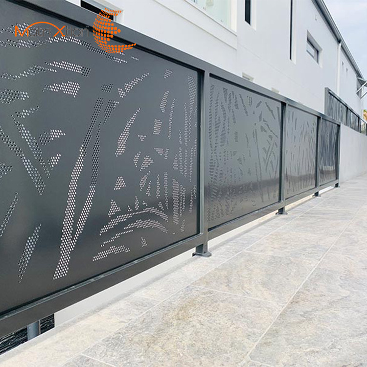 Laser Cutting Sheet Metal Decorative Panels Outdoor Fences and Gates