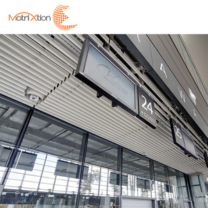 Matrixtion Metal B Type Screen Aluminum Decor Tile Suspended Designs Roof Panels False Ceiling