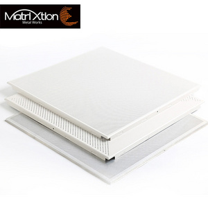 Interior decorative Plafond Modern False Suspended Aluminum Perforated Metal Ceiling Tiles