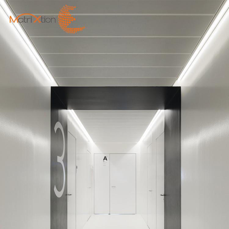 Matrixtion Corridor Acoustic Panels Metal Decoration Prices Aluminum Suspended Ceiling