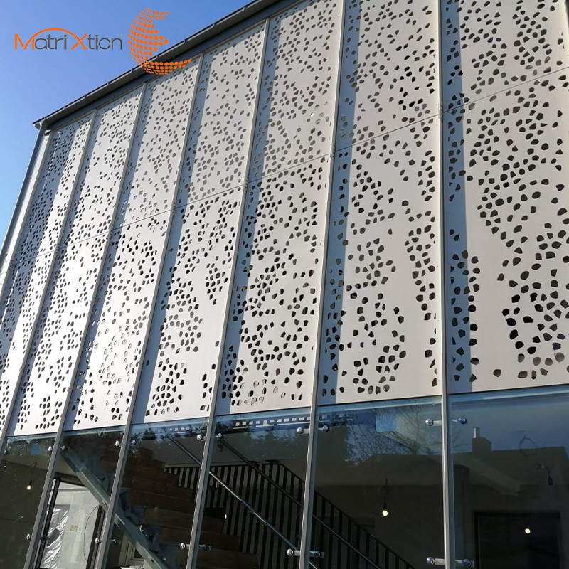 Matrixtion Luxury Metal Aluminum Cladding Exterior Design Panels Wall Facade