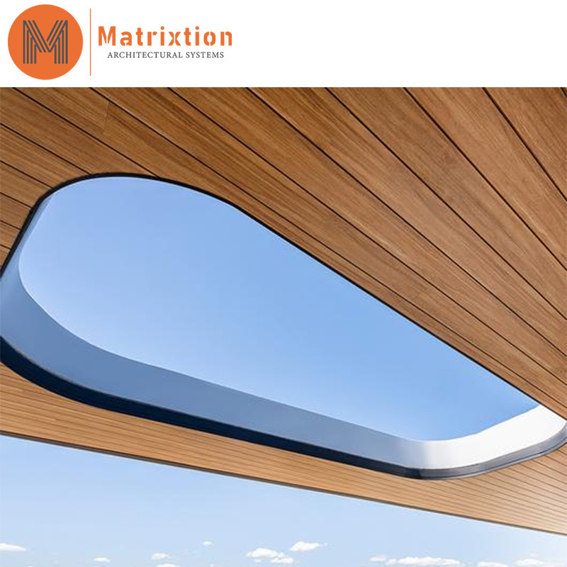 Aluminum Soffits Fascia that Look Like Wood External Outdoor Soffit Ceiling Panel