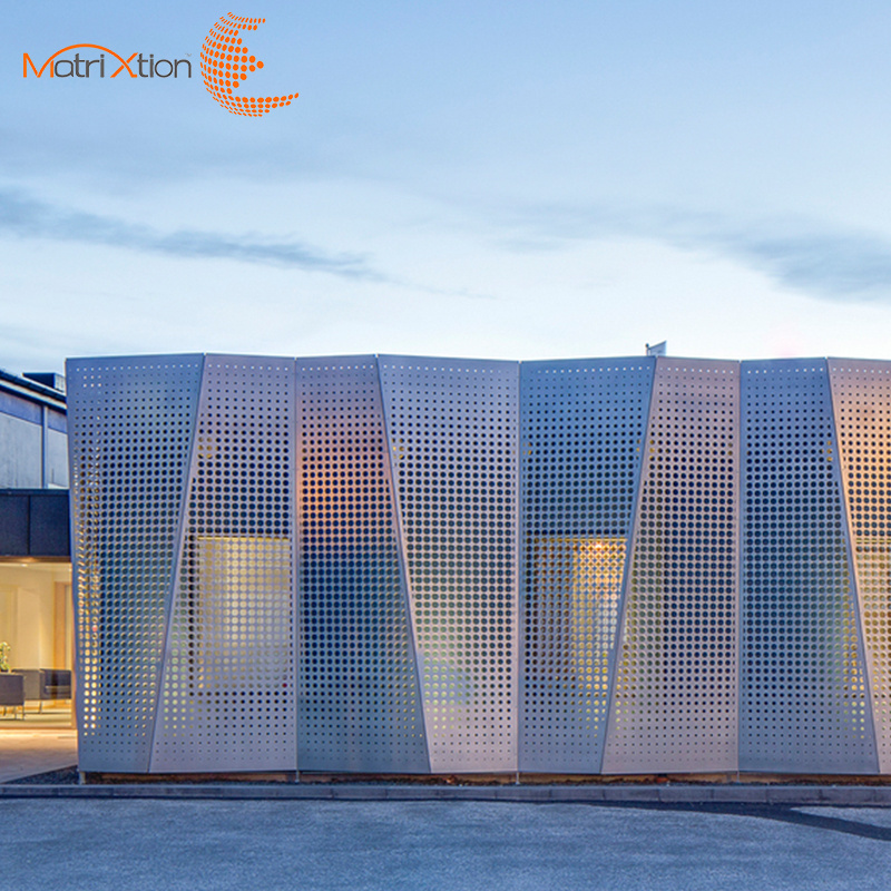 Matrixtion Profile Cladding Metal Cladding Aluminum 3D Exterior Panel Design Facade