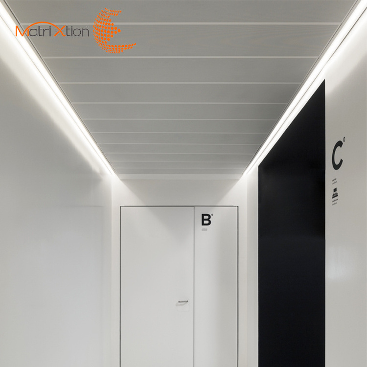 Matrixtion Corridor Acoustic Panels Metal Decoration Prices Aluminum Suspended Ceiling