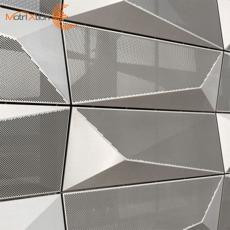 Matrixtion Profile Cladding Metal Cladding Aluminum 3D Exterior Panel ...