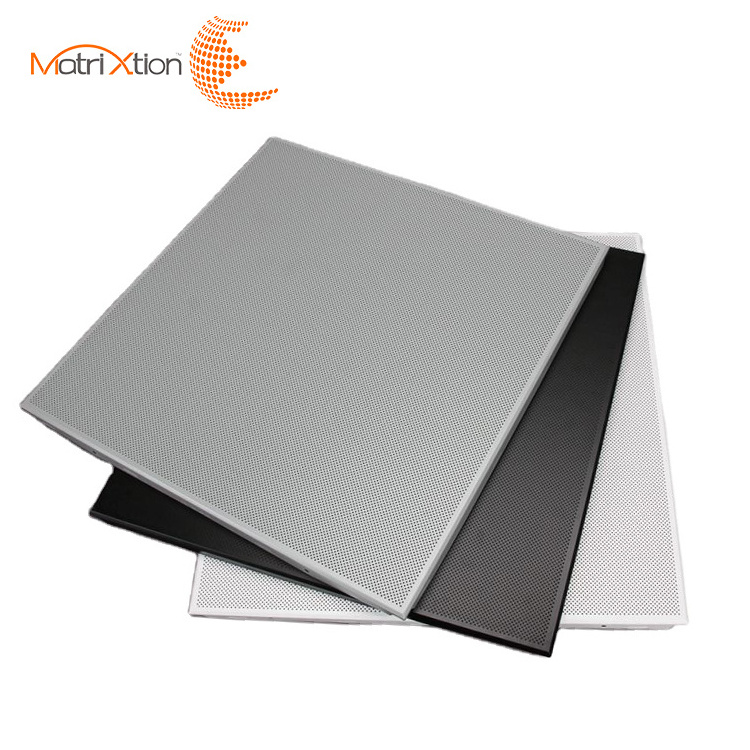 Ceiling Tile Interior Decoration Factory Direct Supply Aluminum Metal Waterproof Powder Coating Square Modern Fireproof 5 Years