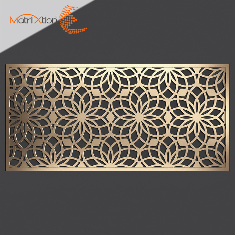 Laser Cutting Sheet Metal Decorative Panels Outdoor Fences and Gates