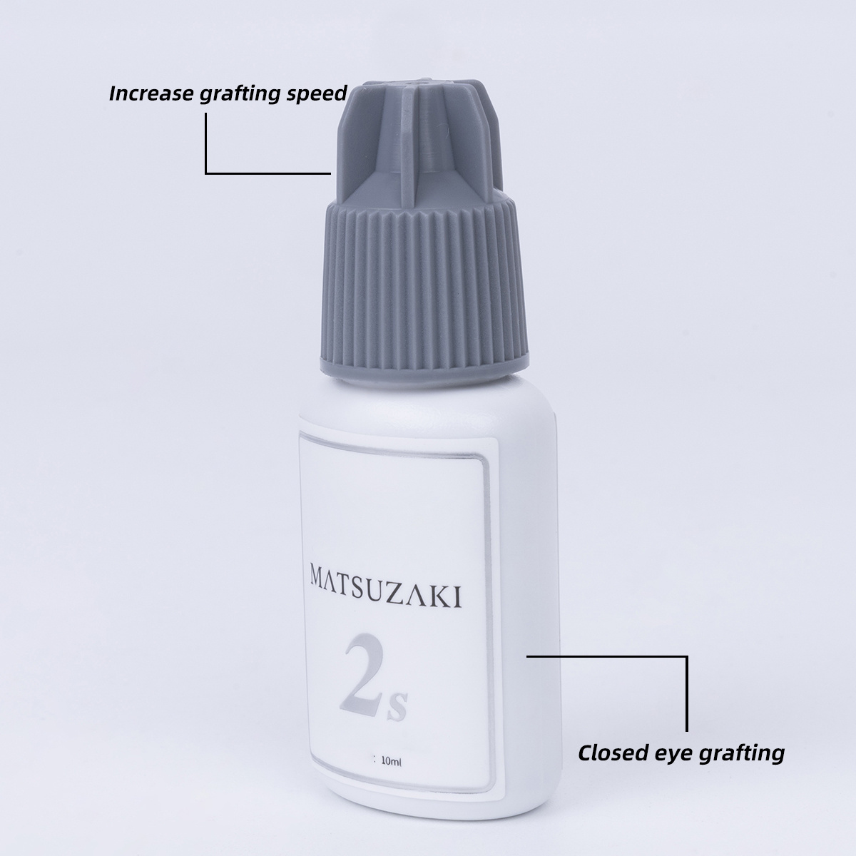 Low Humidity 2 Sec Eyelash Extension Glue quick drying 10ml Eye Lash Glue Private Label Waterproof Eyelash glue