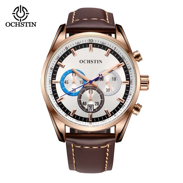 OCHSTIN Original Brand Business Man Wristwatch Male Clock Top Brand Luxury Sport Military Quartz  Date Week Men Watches