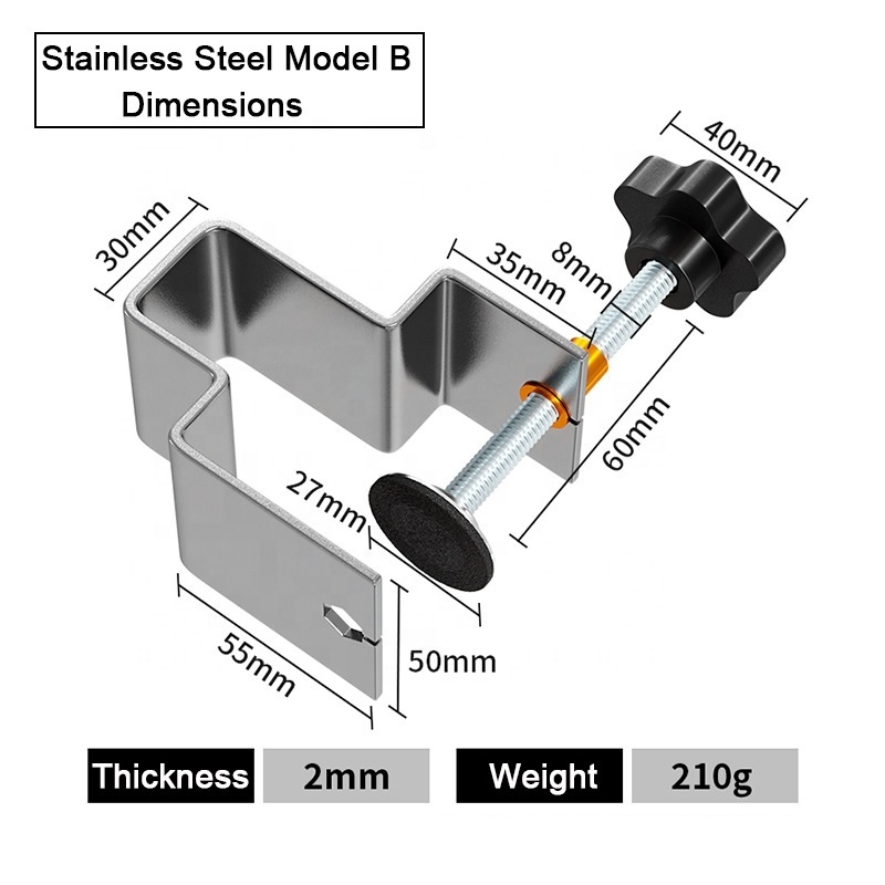 Drawer Front Installation Clamps Cabinet Hardware Jig For Easy and Fast Drawer Front Panel Installation