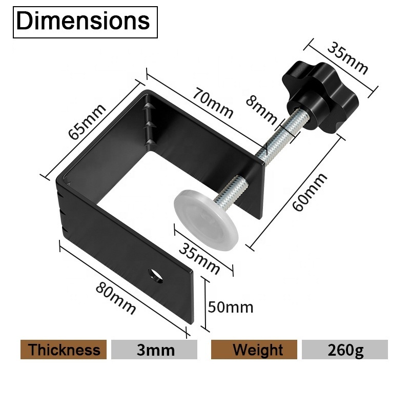 Drawer Front Installation Clamps Cabinet Hardware Jig For Easy and Fast Drawer Front Panel Installation