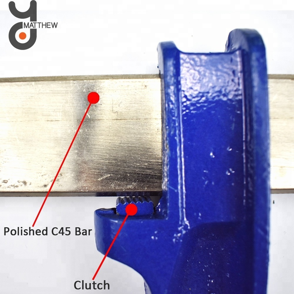 Heavy Duty Welding Pump F Clamps With Extensible Jaw