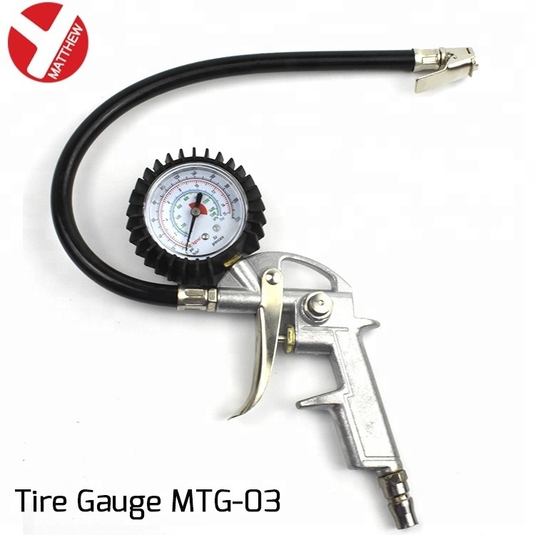 MTG-03 Tick Mark Tire Pressure Gauge with Tyre Inflator Gun