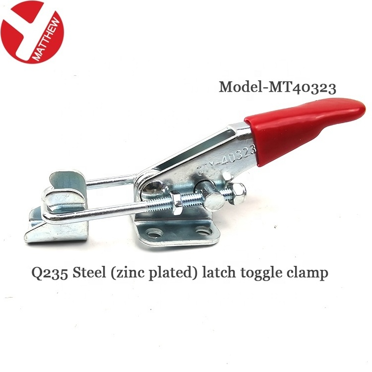 Stainless steel toggle latch catch clamp with lock Pull Action Adjustable Latch U Bolt